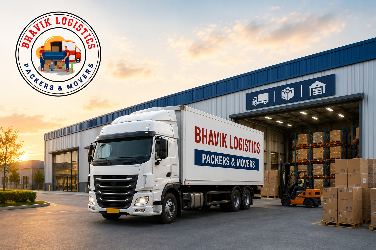 Bhavik Logistics Shifting Crew at work